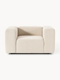 Fauteuil lounge en bouclette Lena, Bouclette beige clair, larg. 133 x prof. 106 cm