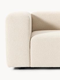 Fauteuil lounge en bouclette Lena, Bouclette beige clair, larg. 133 x prof. 106 cm