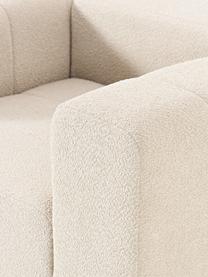 Fauteuil lounge en bouclette Lena, Bouclette beige clair, larg. 133 x prof. 106 cm