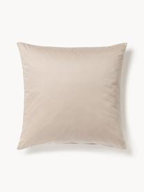 Taie d'oreiller en satin de coton Comfort, Beige, larg. 50 x long. 70 cm