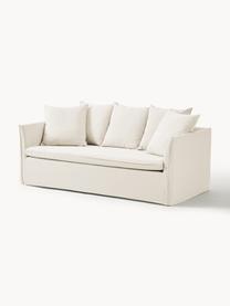 Sofa Mila (2-Sitzer), Bezug: 100% Polyester Der hochwe, Gestell: Kieferholz, Faserplatte, , Webstoff Beige, B 190 x T 93 cm