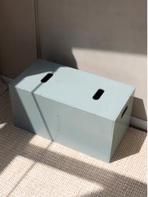 Holz-Aufbewahrungsbox Cube, Birkenholzfurnier, lackiert

Dieses Produkt wird aus nachhaltig gewonnenem, FSC®-zertifiziertem Holz gefertigt., Salbeigrün, B 72 x H 36 cm