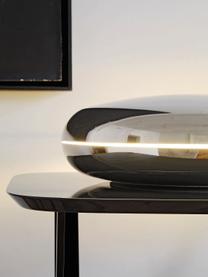 Ručně vyrobená stolní lampa Loop, Stříbrná, Ø 50 cm, V 17 cm