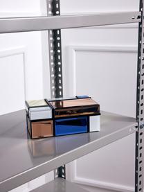 Schmuckbox Piet aus Glas, Box: Mitteldichte Holzfaserpla, Mehrfarbig, B 21 x H 9 cm