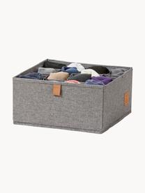 Aufbewahrungsboxen Premium, 2 Stück, Dunkelgrau, Braun, B 30 x T 30 cm