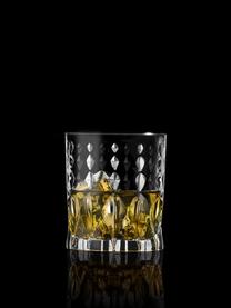 Vasos de cristal con relive Marilyn, 6 uds., Cristal, Transparente, Ø 8 x Al 9 cm, 340 ml