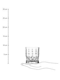 Krištáľový pohár na vodu s reliéfom Marilyn, 6 ks, Krištáľové sklo, Priehľadná, Ø 8 x V 9 cm, 340 ml