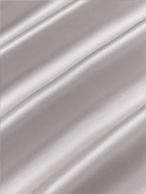 Seiden-Spannbettlaken Sylvie, Webart: Satin 22 Momme, Premium Q, Hellgrau, B 90 x L 200 cm, H 25 cm