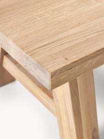 Eettafel Ashton van eikenhout, verschillende formaten, Massief eikenhout, geolied
100% hout uit duurzame bosbouw

Dit product is gemaakt van duurzaam geproduceerd, FSC®-gecertificeerd hout., Licht eikenhout geolied, B 220 x D 100 cm