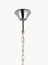Lámpara de araña Gränsö, Estructura: metal cromado, Anclaje: metal cromado, Plateado, transparente, Ø 40 x Al 59 cm