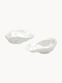 Cuencos para salsas de porcelana Kelia, 2 uds., Porcelana, Blanco, An 13 x Al 4 cm