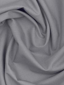 Povlaky na polštáře z bavlněného perkálu Elsie, 2 ks, Tmavě šedá, Š 40 cm, D 80 cm
