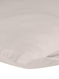 Funda de almohada de satén Comfort, 45 x 110 cm, Gris pardo, An 45 x L 110 cm