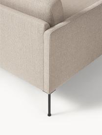 Kleines Ecksofa Fluente, Bezug: 100 % Polyester Der strap, Gestell: Massives Kiefernholz, Bir, Webstoff Beige, B 198 x T 152 cm, Eckteil links