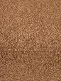 Sofá en tejido bouclé Lilo (3 plazas), Tapizado: bouclé (93% poliéster, 6%, Patas: plástico acolchado Este p, Bouclé marrón claro, An 230 x F 93 cm