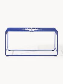 Banc en métal Banu, Bleu roi, larg. 96 x prof. 44 cm