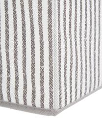 Cesta de lavandería Stripes, Asa: metal, Beige, crema, An 32 x Al 57 cm