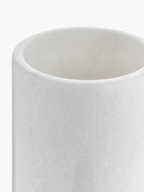 Marmor-Flaschenkühler Charlie, Marmor, Weiß, marmoriert, Ø 12 x H 19 cm