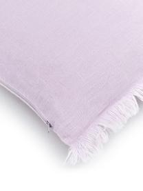 Housse de coussin pur lin lilas Luana, 100 % pur lin

Le lin est naturellement doté d'un toucher plutôt rugueux et d'un aspect froissé
Sa résistance élevée au accrocs lui confère robustesse et longévité, Lilas, larg. 40 x long. 40 cm