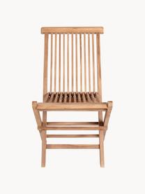Skladacia záhradná stolička z tíkového dreva Toledo, 2 ks, Tíkové drevo, Tíkové drevo, Š 46 cm x H 62 cm