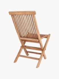 Chaises de jardin en teck pliantes Toledo, 2 pièces, Bois de teck, Bois de teck, larg. 46 x prof. 62 cm