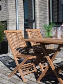 Sedia pieghevole da giardino in legno di teak Toledo 2 pz, Legno di teak, Legno di teak, Larg. 46 x Prof. 62 cm