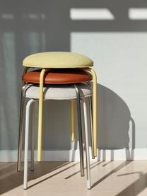 Stolička Stack, Světle žlutá, žlutá matná, Ø 35 cm, V 43 cm