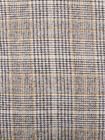 Kussen Arnolda met ruitpatroon, met vulling, 100% polyester, Beige, grijs, wit, 45 x 45 cm