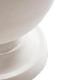 Großer Übertopf Prentice in Weiß, Recyceltes Steinpulver, Plastik, Holzfaser, Weiß, Ø 38 x H 39 cm
