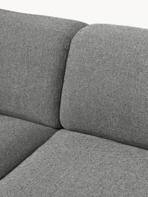 Sofa Melva (3-Sitzer), Bezug: 100 % Polyester Der strap, Gestell: Massives Kiefern- und Fic, Webstoff Dunkelgrau, B 238 x T 101 cm