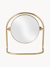 Miroir de maquillage rond Nimbus, Laiton, larg. 24 x haut. 26 cm