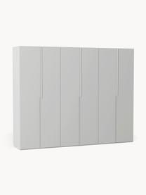 Armario modular Leon, 6 puertas (300 cm), diferentes variantes, Estructura: tablero aglomerado revest, Gris claro, Interior Basic (An 300 x Al 200 cm)