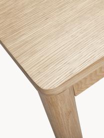 Stół do jadalni z drewna dębowego Acorn, Drewno dębowe z certyfikatem FSC, Drewno dębowe, S 140 x G 80 cm
