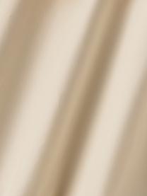 Elastická plachta na kontinentálnu posteľ Elsie, bavlnený perkál, Béžová, Š 90 x D 200 cm, V 35 cm