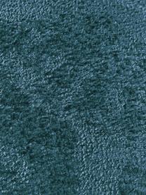 Module d'angle en peluche-bouclé Wolke, Peluche-bouclé bleu pétrole, larg. 128 x prof. 118 cm, méridienne à gauche