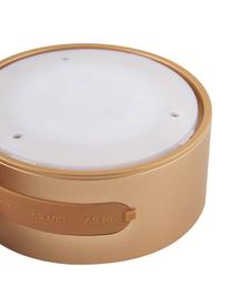 Lámpara para exterior regulable con altavoz Sound Jar, portátil, Pantalla: plástico, Asa: plástico, Cobre, blanco, Ø 9 x Al 14 cm