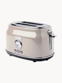 Toaster Dorset, Edelstahl, beschichtet, Hellbeige, glänzend, B 32 x T 22 cm