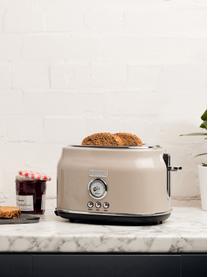 Toaster Dorset, Edelstahl, beschichtet, Hellbeige, glänzend, B 32 x T 22 cm