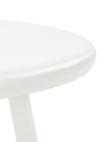 Petite table basse de jardin Sunderland, Acier, galvanisé, revêtement par poudre, Blanc, Ø 65 x haut. 40 cm