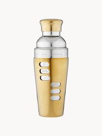 Cocktail-Shaker Aurora Recipe, Edelstahl, emailliert, Messingfarben, Silberfarben, Ø 8 x H 23 cm