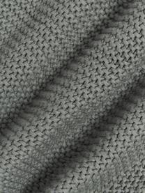 Copricuscino tessuto a maglia in cotone organico Adalyn, 100% cotone organico certificato GOTS, Verde salvia, Larg. 30 x Lung. 50 cm