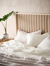 Zagłówek do łóżka z drewna sosnowego Alvdalen, Drewno sosnowe, Jasny brązowy, S 200 x W 140 cm