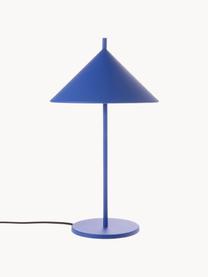 Tafellamp Coby, Lamp: bekleed ijzer, Koningsblauw, Ø 25 x H 48 cm