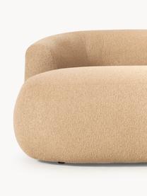 Bouclé-Loungesessel Sofia, Bezug: Bouclé (100 % Polyester) , Gestell: Fichtenholz, FSC-zertifiz, Bouclé Beige, B 140 x T 140 cm