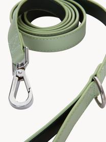 Laisse en similicuir pour animaux domestiques Coco, Cuir synthétique, Vert sauge, vert foncé, long. 150 cm