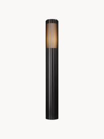 Wegeleuchte Aludra, Lampenschirm: Kunststoff, Schwarz, Ø 12  x H 95 cm
