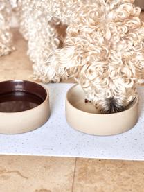 Ciotola per animali Sia, varie misure, 100% ceramica, Beige, Ø 13 x Alt. 5 cm