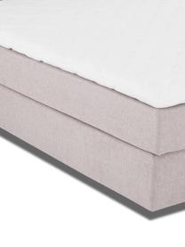 Premium boxspring bed Phoebe, Matras: 7-zones-pocketveringkern , Poten: massief gelakt beukenhout, Oudroze, 140 x 200 cm