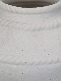 Deko-Vase Dolomite, H 16 cm, Dolomit, Hellgrau, Ø 16 x 16 cm