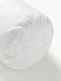 Nackenrollen-Inlett Comfort, Feder-Füllung, Bezug: 80 % Baumwolle, 20 % Baum, Weiss, Ø 17 x L 57 cm